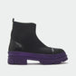 Bendis - Black/Purple Scuba Boot (Women)