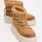 Dila Cognac Brown Fur-Lined Winter Boot (Women)