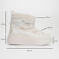 Dila White Fur-Lined Winter Boot (Women)