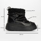 Dila Black Fur-Lined Winter Boot (Women)