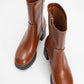 Beck - Tan Platform Heel Boot (Women)