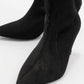Thalin - Black Slim Heel Pointed Toe Boot (Women)