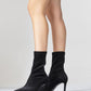 Thalin - Black Slim Heel Pointed Toe Boot (Women)