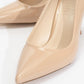 Calse - Dark Beige Patent Heeled Shoe (Women)