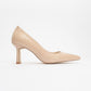 Calse - Dark Beige Patent Heeled Shoe (Women)
