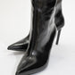 Cleja - Black Patent Slim Heel Over-The-Knee Boot (Women)