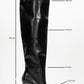 Cleja - Black Slim Heel Over-The-Knee Boot (Women)