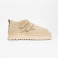 Assos - Beige Suede Short Ankle Boot (Women)