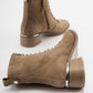 Gigi - Cognac Suede Genuine Leather Boot (Women)