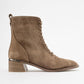 Gigi - Cognac Suede Genuine Leather Boot (Women)