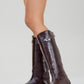 Yoko Burgundy Riding Boot (Women)