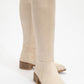 Svetlo - Beige Suede Back-Zip Knee-High Boot (Women)