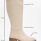 Svetlo - Beige Suede Back-Zip Knee-High Boot (Women)