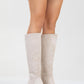 Svetlo - Beige Suede Back-Zip Knee-High Boot (Women)