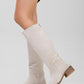 Svetlo - Beige Suede Back-Zip Knee-High Boot (Women)