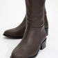 Svetlo - Brown Back-Zip Knee-High Boot (Women)