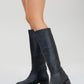 Svetlo - Black Back-Zip Knee-High Boot (Women)