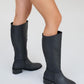 Svetlo - Black Back-Zip Knee-High Boot (Women)