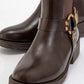 Stone - Cognac Buckled Elastic Zip Ankle Boot (Women)