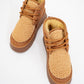 Tyson - Tan Suede With Fur Chunky Lace-Up Sport Boot (Women)