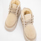 Tyson - Beige Lace-Up Platform Sport Boot (Women)