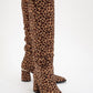 Vianella - Animal Patterned Knee-High Boot (Women)