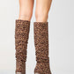 Vianella - Animal Patterned Knee-High Boot (Women)