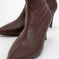 Thalin - Burgundy Pointed Toe Stiletto Boot (Women)
