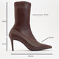Thalin - Burgundy Pointed Toe Stiletto Boot (Women)