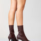 Thalin - Burgundy Pointed Toe Stiletto Boot (Women)