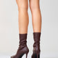 Thalin - Burgundy Pointed Toe Stiletto Boot (Women)