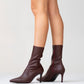 Thalin - Burgundy Pointed Toe Stiletto Boot (Women)