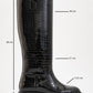 Alaska Black Pattern Western Boot (Women)