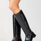 Alaska Black Pattern Western Boot (Women)