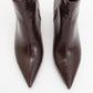 Noya Burgundy Cilt Stiletto Boot (Women)