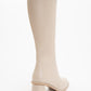 Paradis - Beige Block Heel Knee-High Boot (Women)