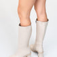 Paradis - Beige Block Heel Knee-High Boot (Women)
