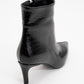 Noya Black Pattern Stiletto Boot (Women)