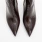 Noya Brown Pattern Stiletto Boot (Women)
