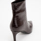 Noya Brown Pattern Stiletto Boot (Women)