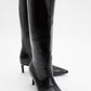 Camila - Black Heeled Boot (Women)