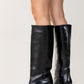 Camila - Black Heeled Boot (Women)