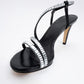 Nuevo - Black Jeweled High-Heel Dress Shoe (Women)