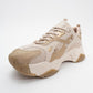 Lecce - Beige Gold Thick-Soled Sneaker (Women)
