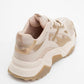 Lecce - Beige Gold Thick-Soled Sneaker (Women)