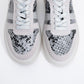 Rexie - Silver Patterned Glitter Sneaker (Women)