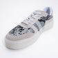 Rexie - Silver Patterned Glitter Sneaker (Women)