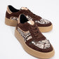 Montero - Brown Patterned Sneaker (Women)