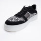 Montero - Black Patterned Sneaker (Women)