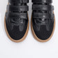 Salva - Black Patterned Velcro Sneaker (Women)